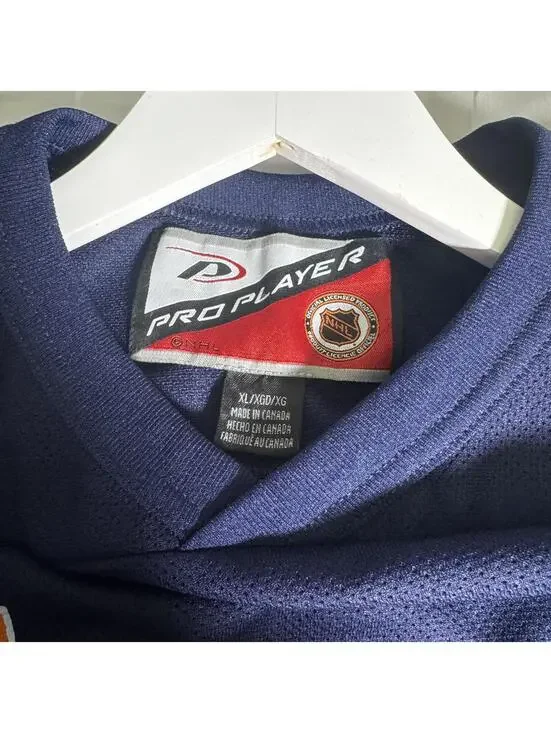 Vintage Y2K Edmonton Oilers NHL Jersey XL Pro Player Canada - Picture 3 of 8